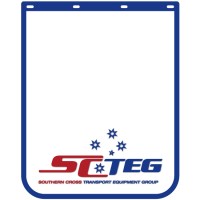 Anti Spray Ribbed Mudflap - 24" Wide x 30" High - SCTEG Branded